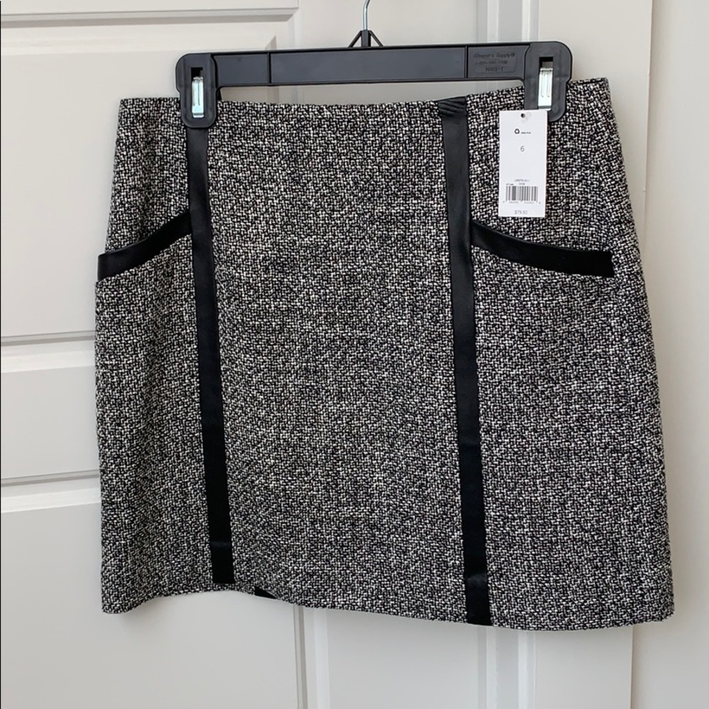 Leather accented work mini